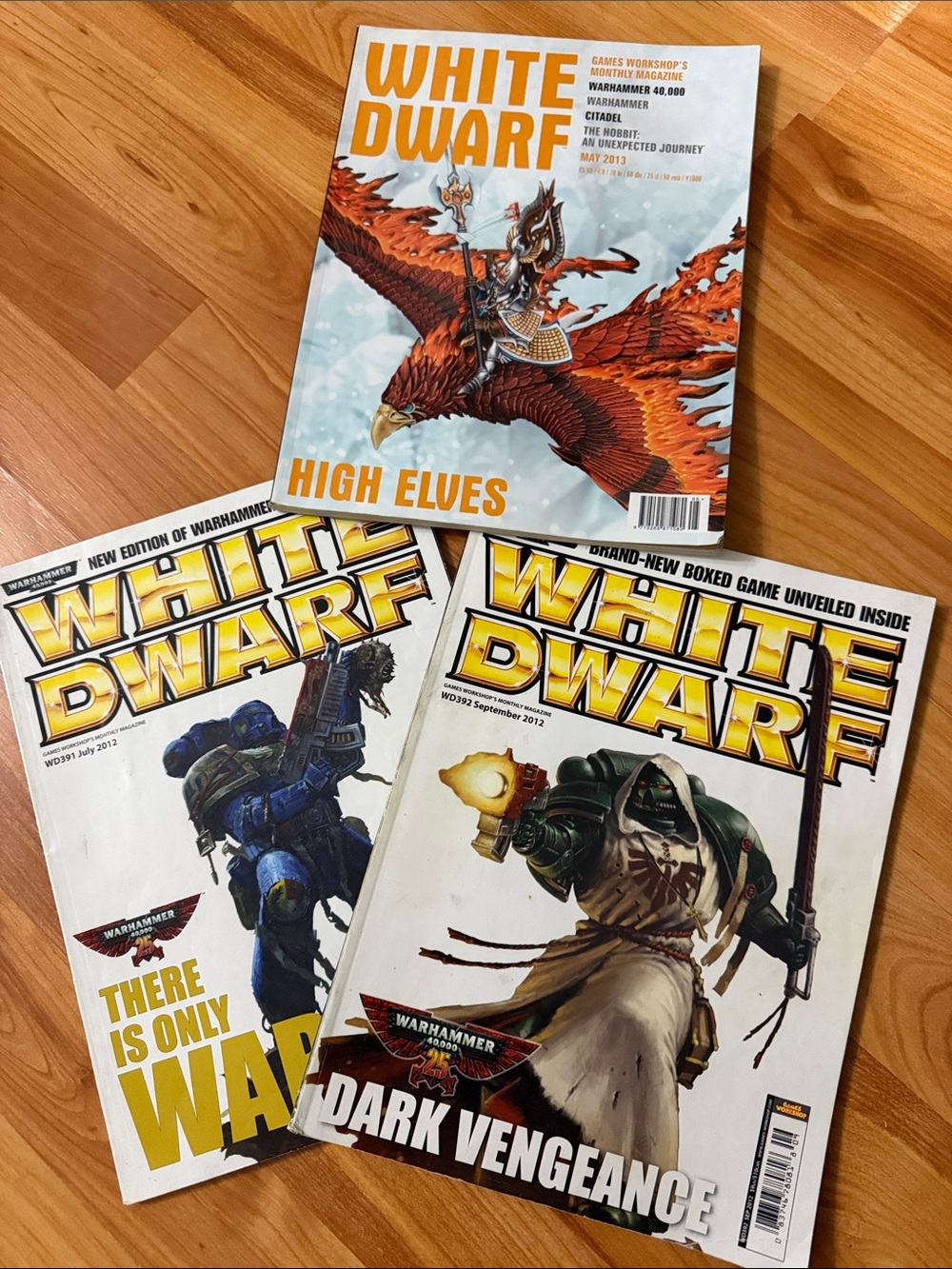White Dwarf Warhammer Magazines lot of 3